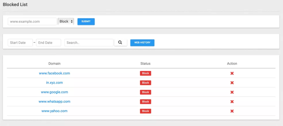 SpyFone blocked list
